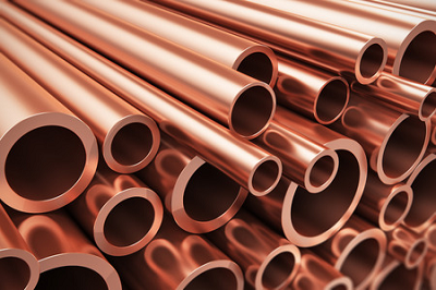 copper pipes